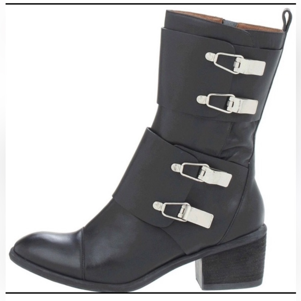 Donald J Pliner Dorria Mid-calf Leather Boot